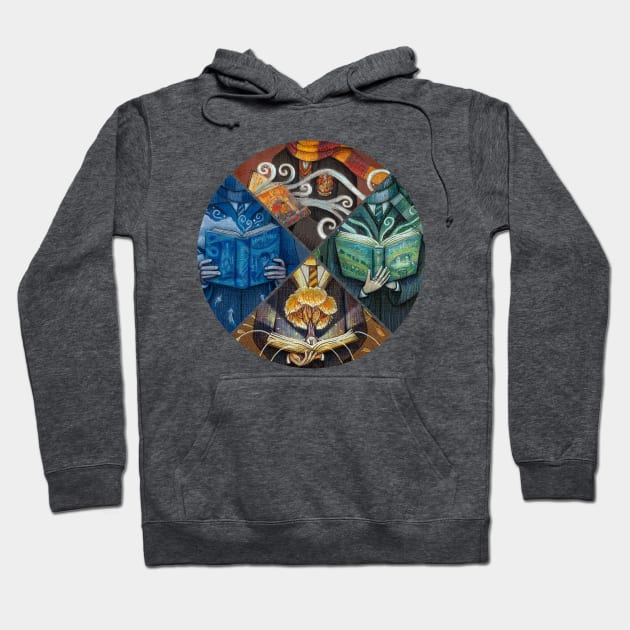 Books Magic Hoodie by illustore